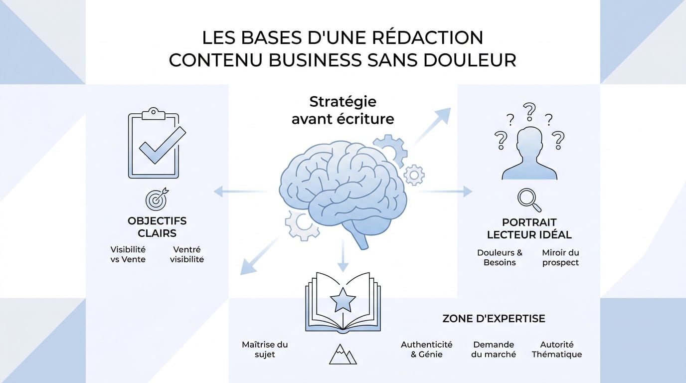Stratégie de rédaction de contenu business efficace et sereine