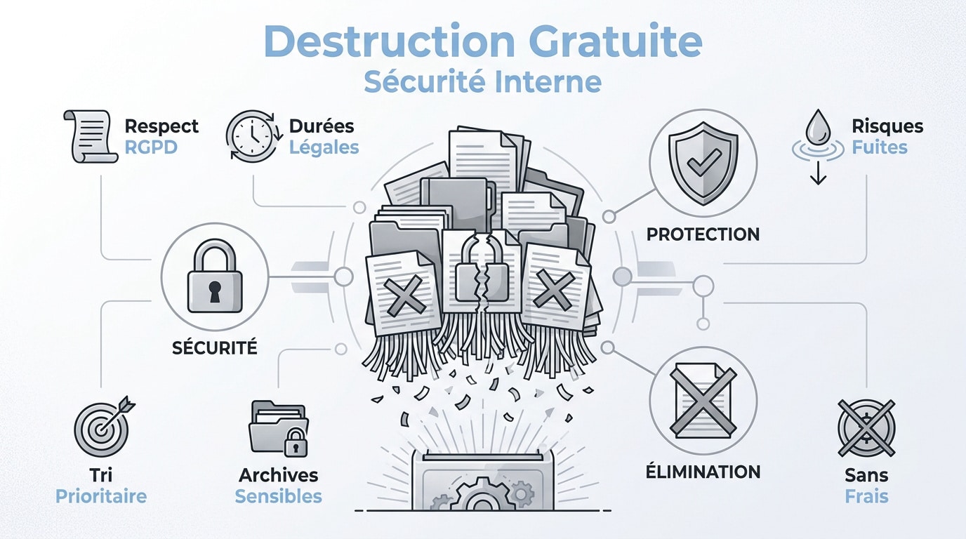 Déchiqueteuse de documents pour une sécurité interne optimale et gratuite